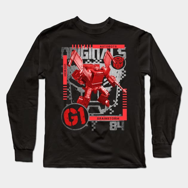 G1 Originals - Brainstorm Long Sleeve T-Shirt by CRD Branding